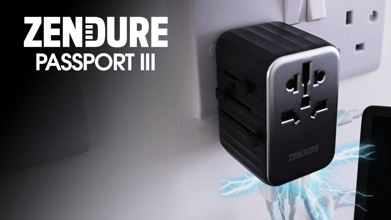 All-in-One 65W Adapter for Home & Travel - Zendure passport III