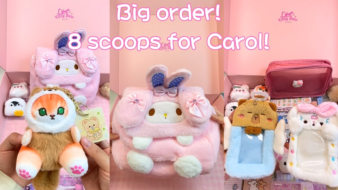 Big order! 8 scoops for Carol. Her 3rd order, hope you will enjoy this box!