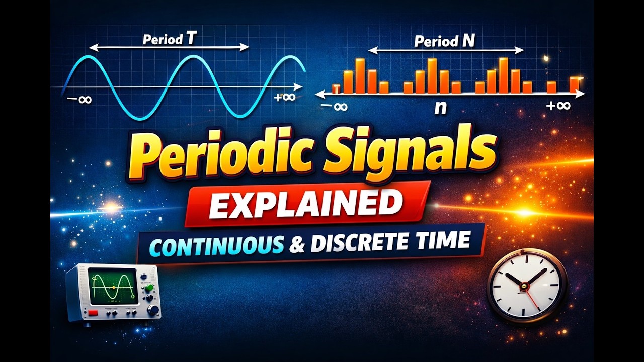 Periodic Signals Explained | Continuous & Discrete Time