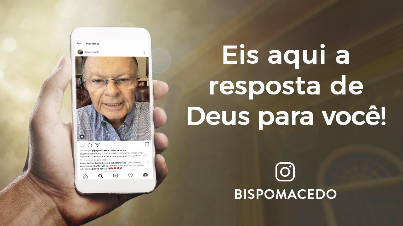 EIS AQUI A RESPOSTA DE DEUS PARA VOCÊ!