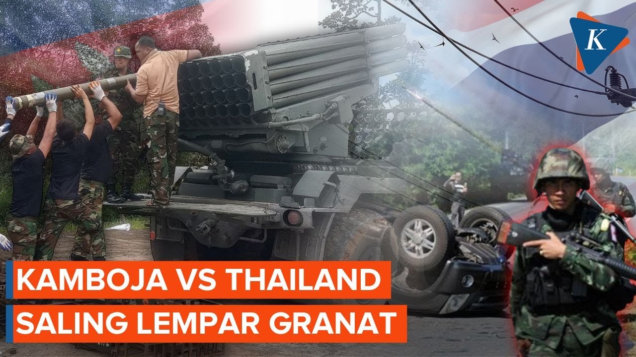 Thailand-Kamboja Panas Lagi! Saling Tembak Granat Pecah di Perbatasan
