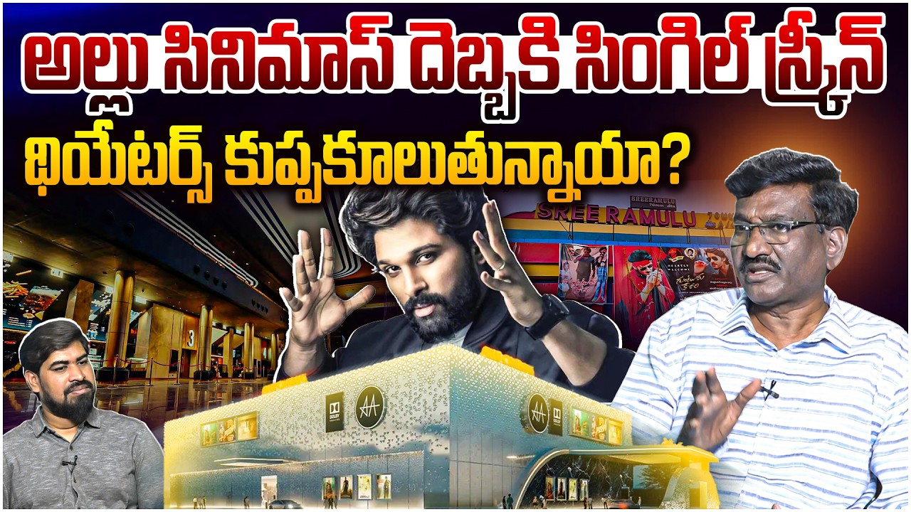 అల్లు సినిమాస్ వల్ల సింగిల్ స్క్రీన్స్ క్లోజ్😱 Sr Journalist Hemasundar On Allu Cinemas | Allu Arjun