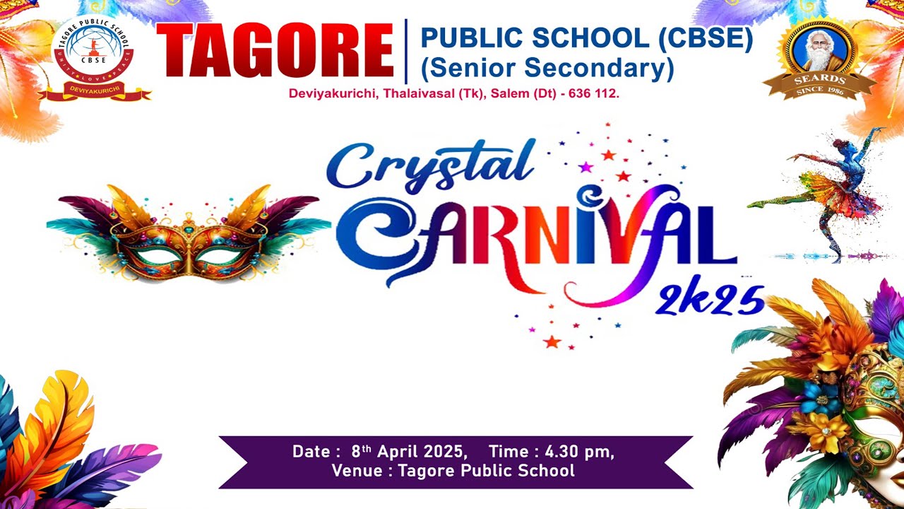 Crystal Carnival 2K25 | TAGORE Public School (CBSE) | 8.4.2025