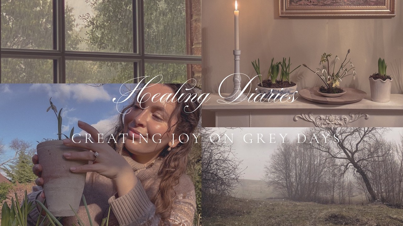 Gloomy days at home ☁️ gentle resets, yoga at home & navigating winter blues