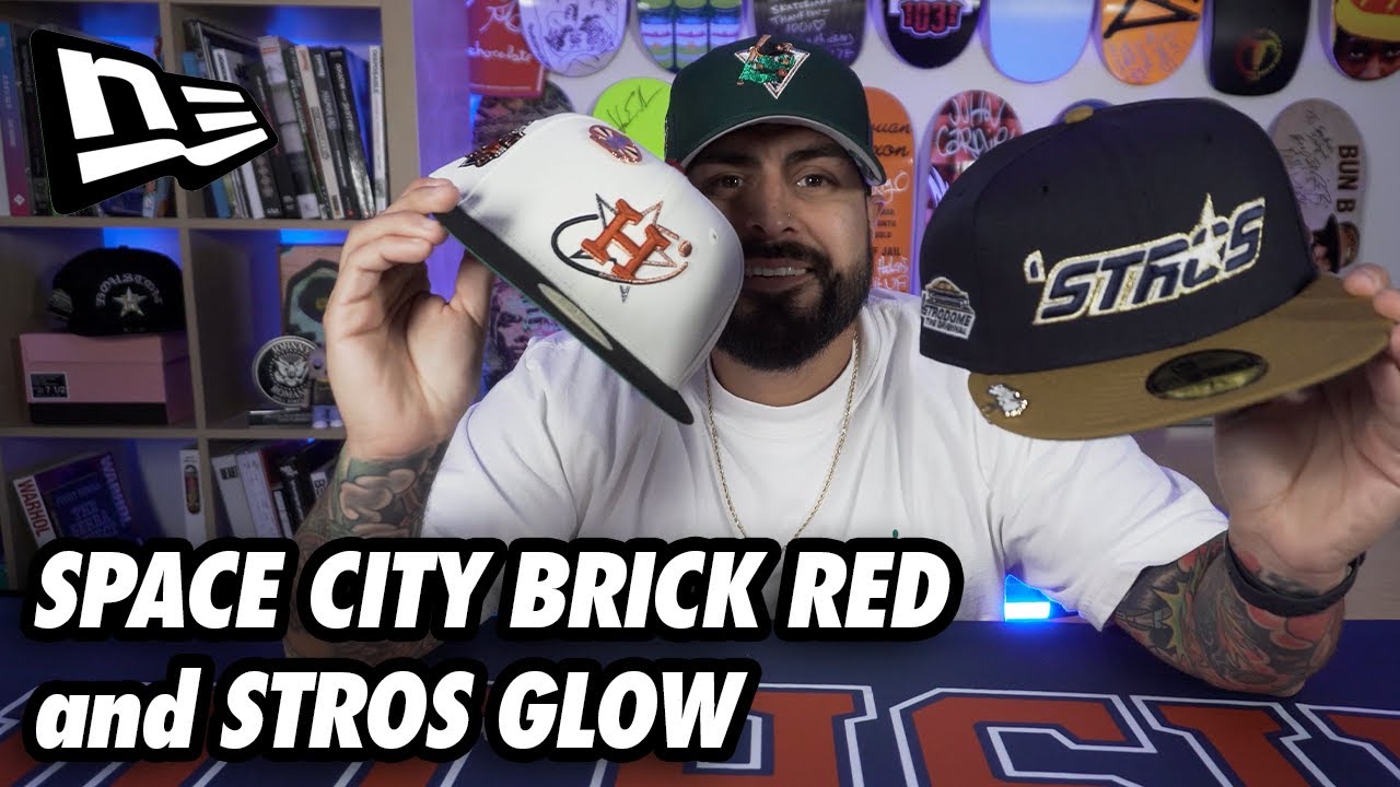 Space City Brick Red and Stros Glow Hat Reveal with @whatafitted and Release Details