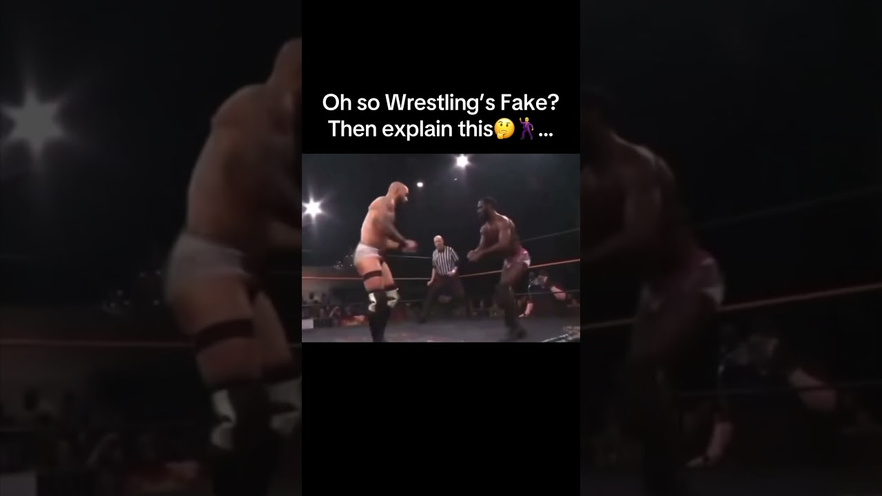 If Wrestling is fake then explain this🤔
