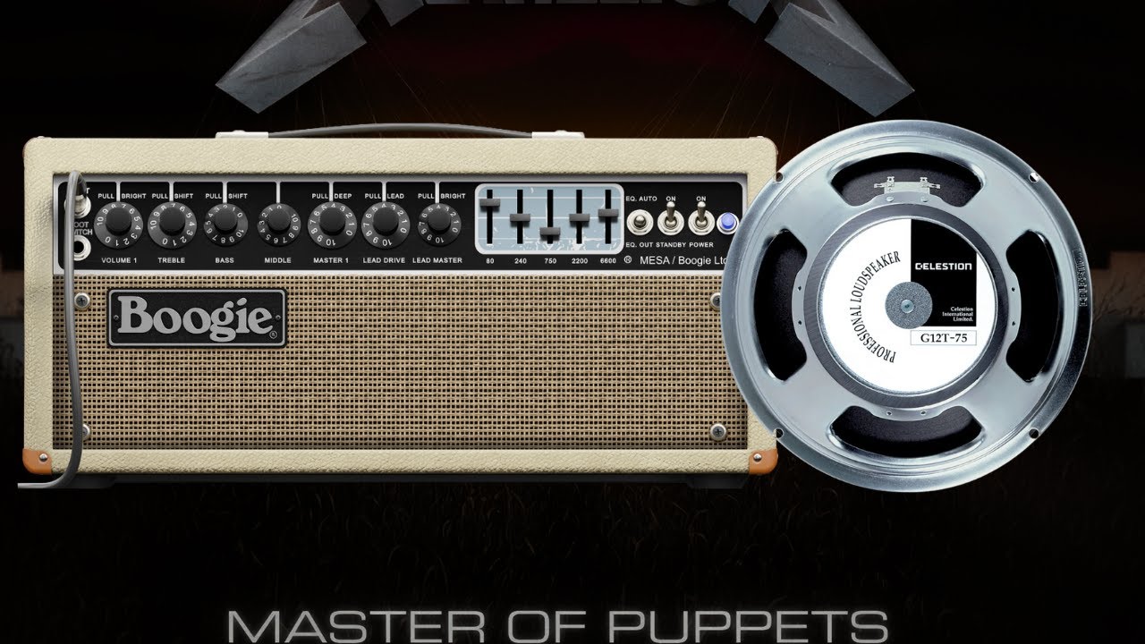Can the Celestion G12T-75 speaker and Mesa Boogie Mark IIC++ Nail the Master of Puppets Guitar Tone?