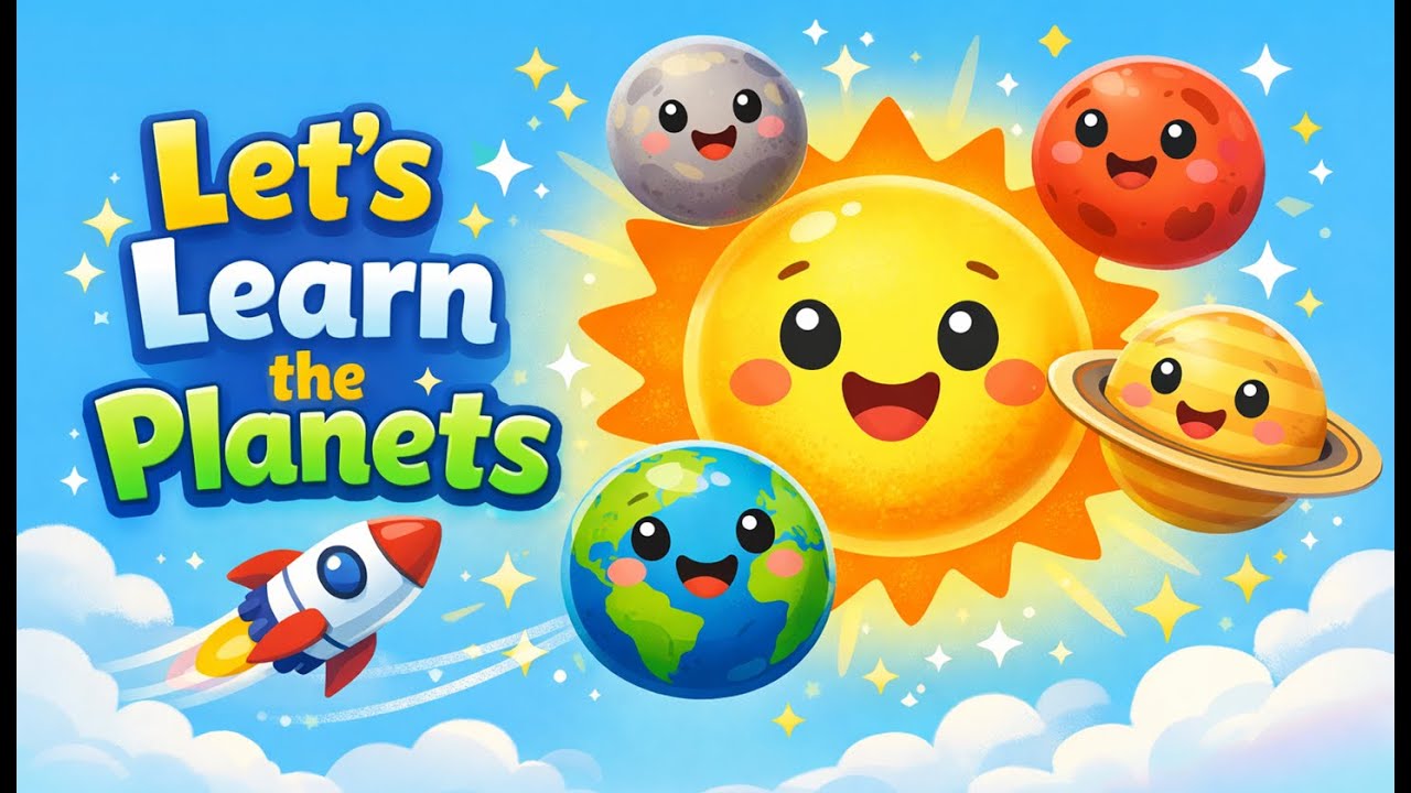Let’s Learn the Planets 🌍🪐 | Solar System for Kids | Kids Learn