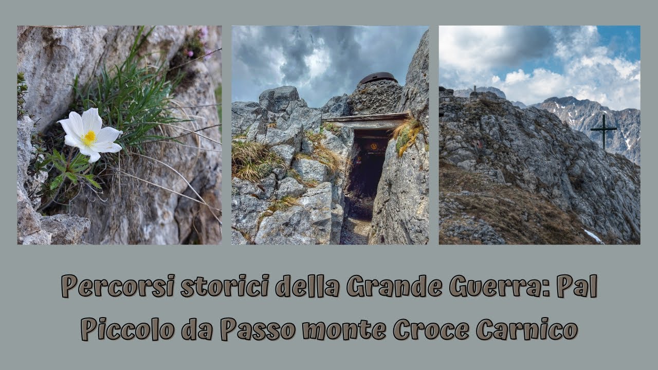 Sul Pal Piccolo dal Passo di monte Croce Carnico. Percorsi storici della Grande Guerra #2