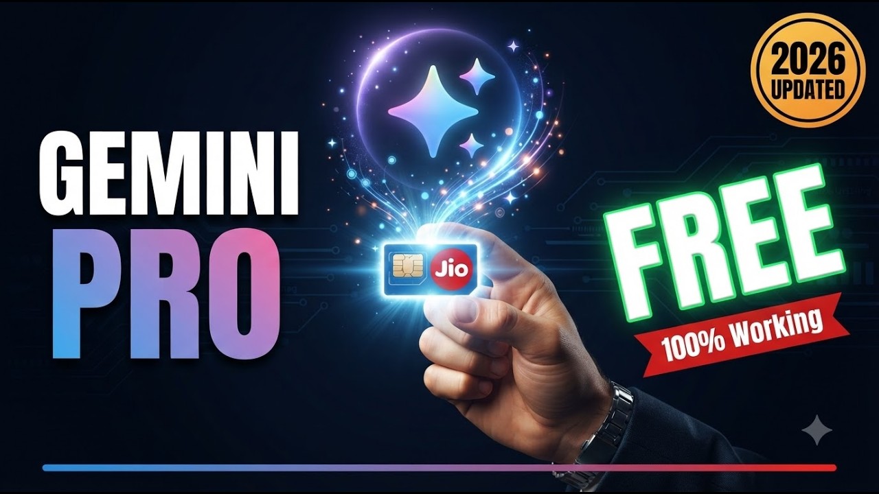 How To Claim Gemini Pro FREE with Jio SIM (2026 Updated Guide)