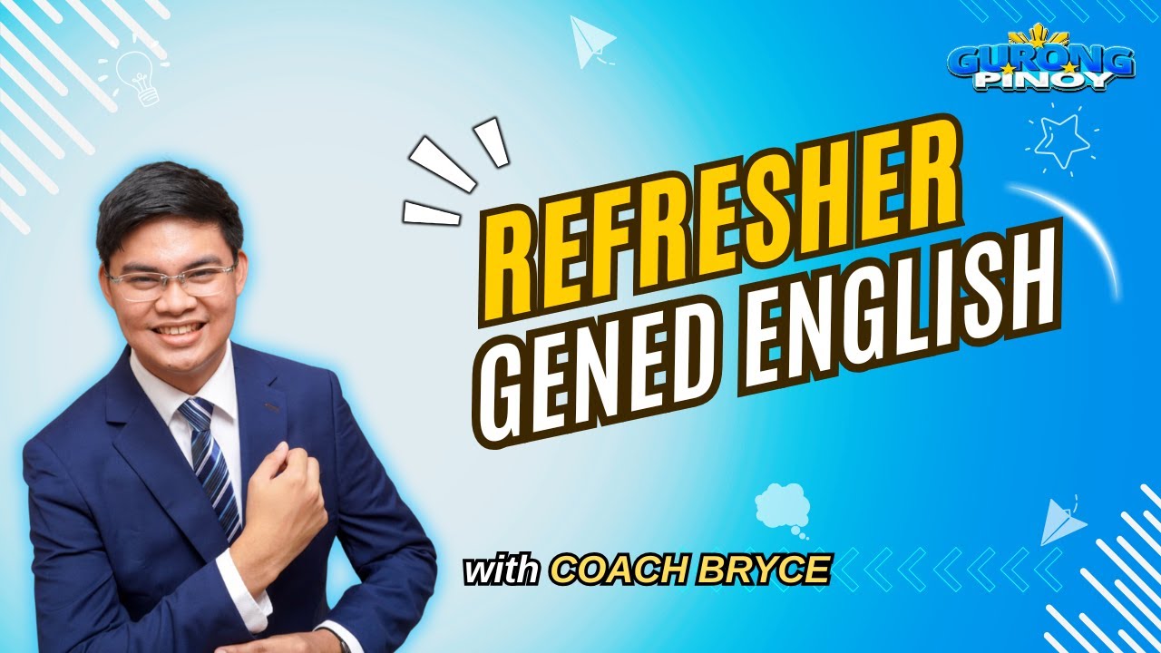 LET REFRESHER: GenEd English Discussion (May 19, 2025)
