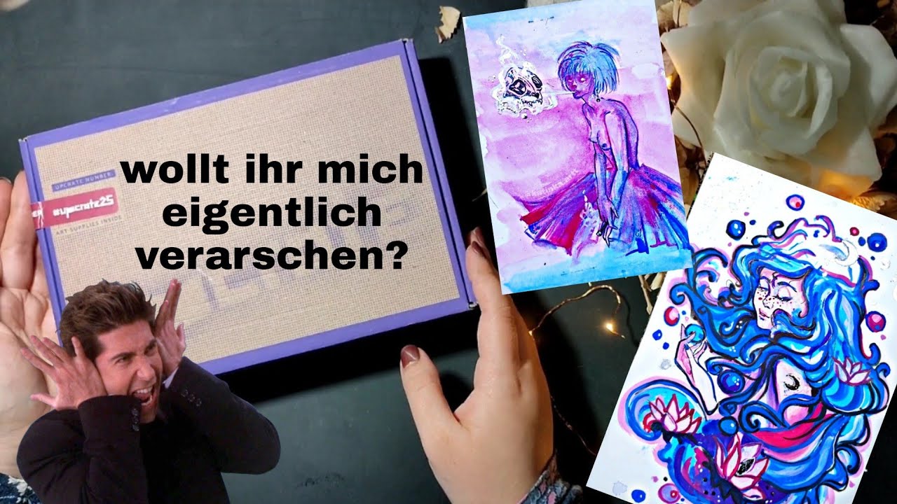 K&uuml;nstlerin testet MYSTERY Art Box| Upcrate25 September unboxing