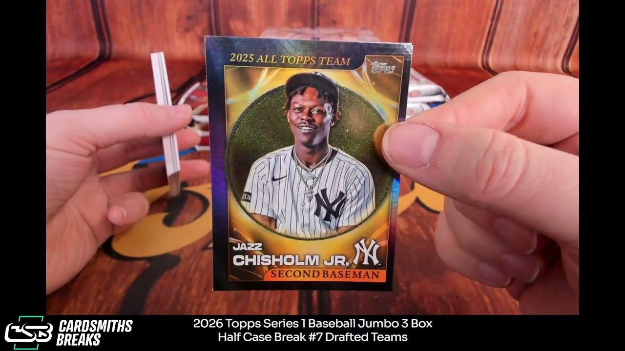 2026 Topps Series 1 Baseball Jumbo 3 Box Half Case Break #7