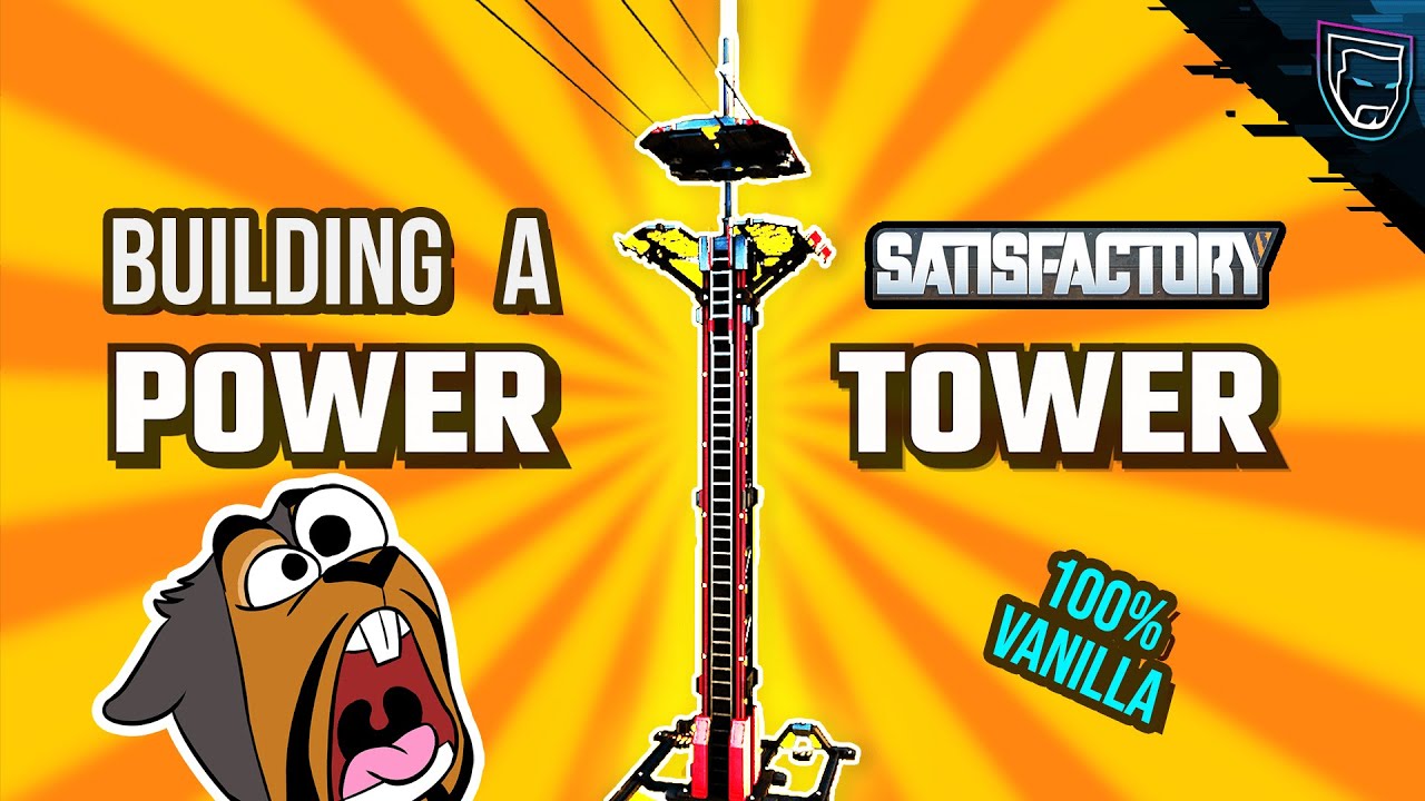 FANTASTIC Power Towers in VANILLA SATISFACTORY // Build Guide