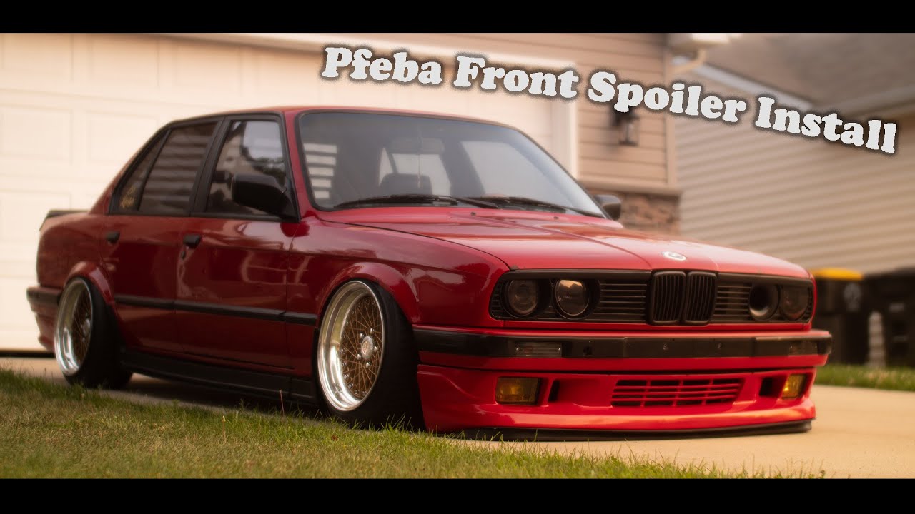 Bmw E30 Summer Update 2024: Repainting Bumper/Installing Pfeba Front Spoiler (Ep 8)