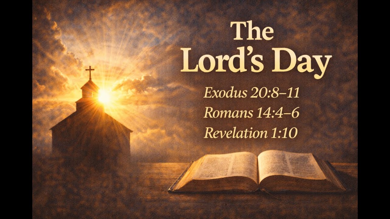 The Lord’s Day - Exodus 20:8–11, Romans 14:4–6, Revelation 1:10 Breakdown Ronald Jasmin