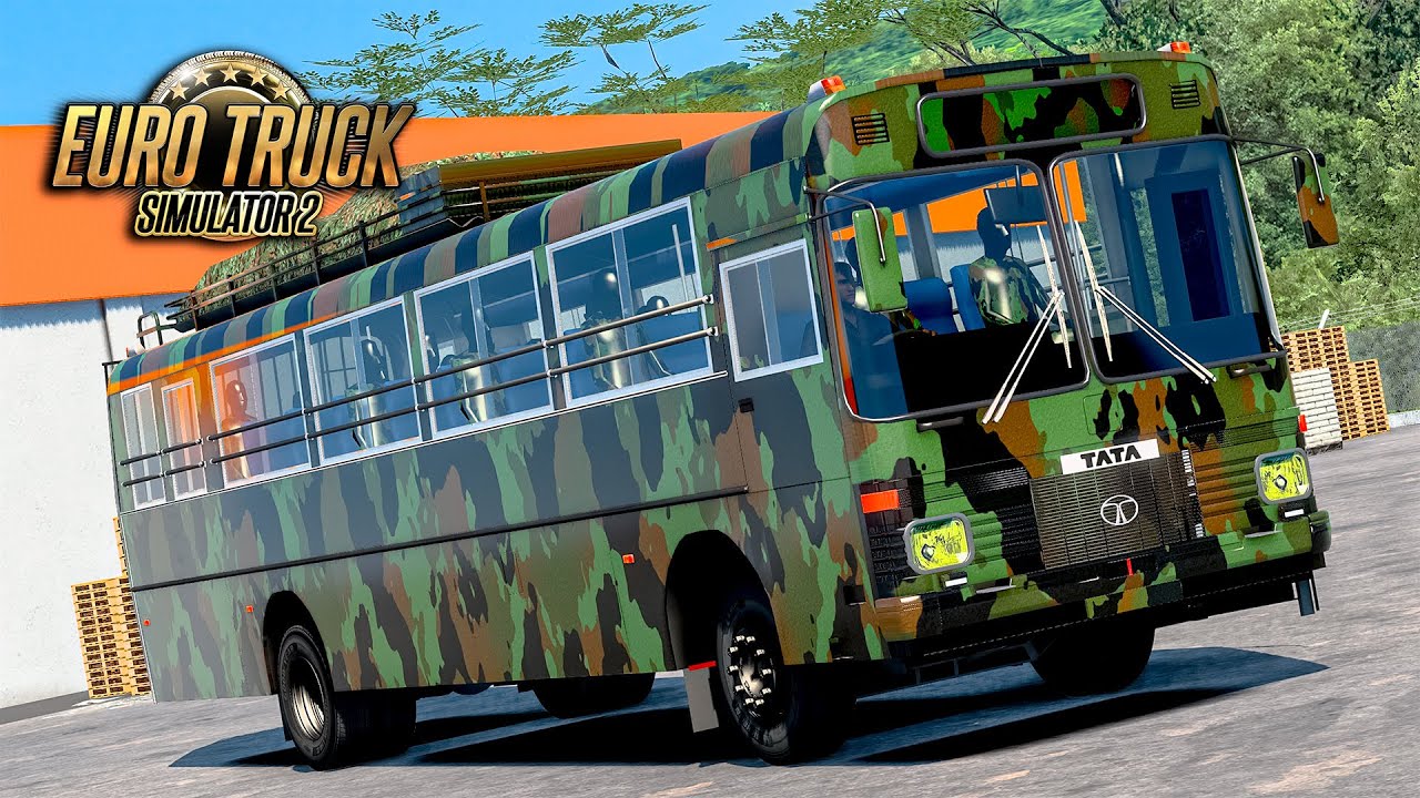 Ônibus Tata do Exército Indiano - Euro Truck 2