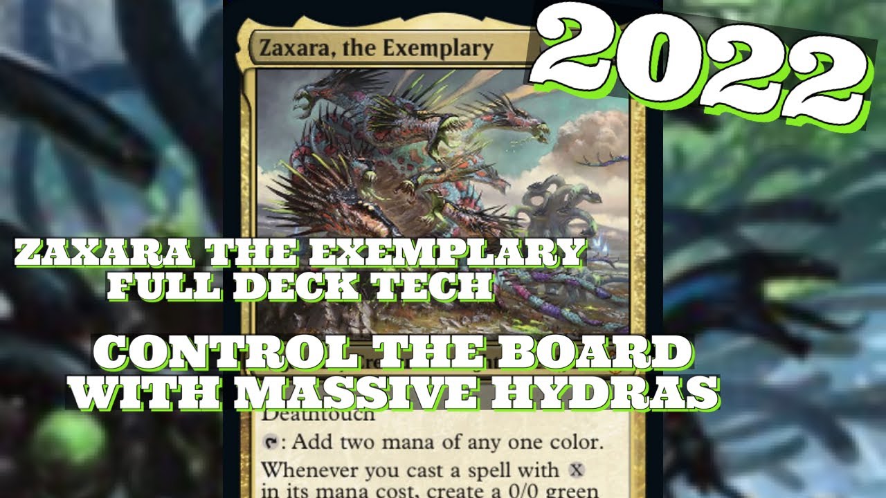 Zaxara The Exemplary Full Deck Tech Control The Board With Massive Hydras!!!