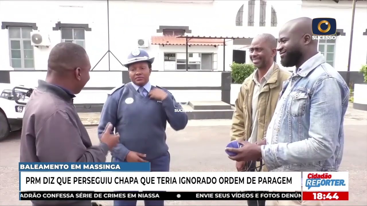 PASSAGEIROS BALEADOS EM INHAMBANE PROCESSAM AGENTES DA PRM