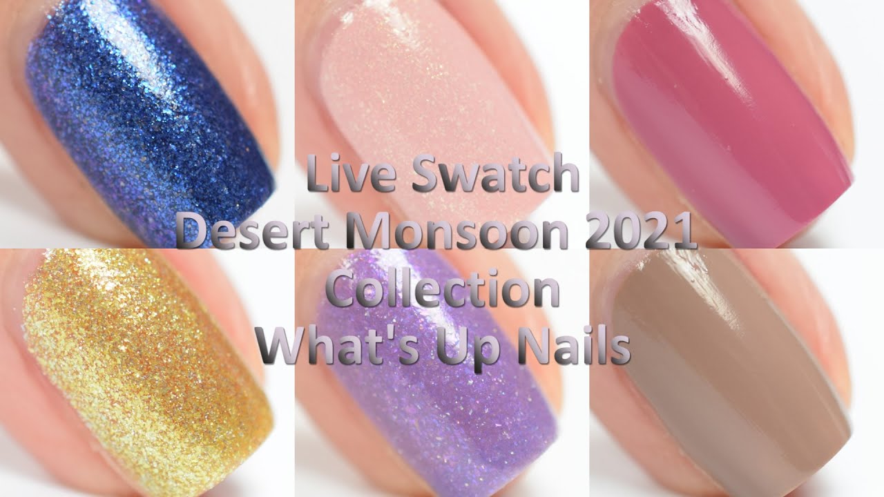 What's Up Nails | Desert Monsoon Nail Polish Collection | Live Swatch