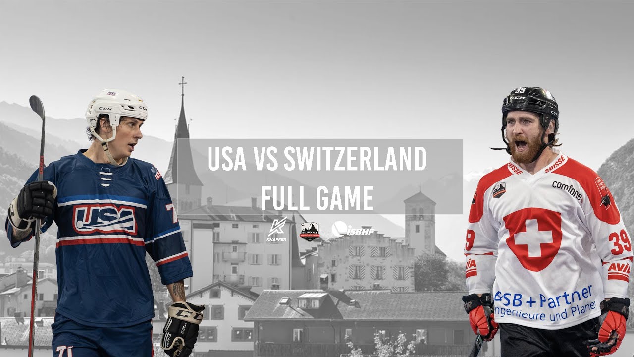 2024 World Ball Hockey Championship: USA vs. Switzerland (Men's A Bronze Medal Match)