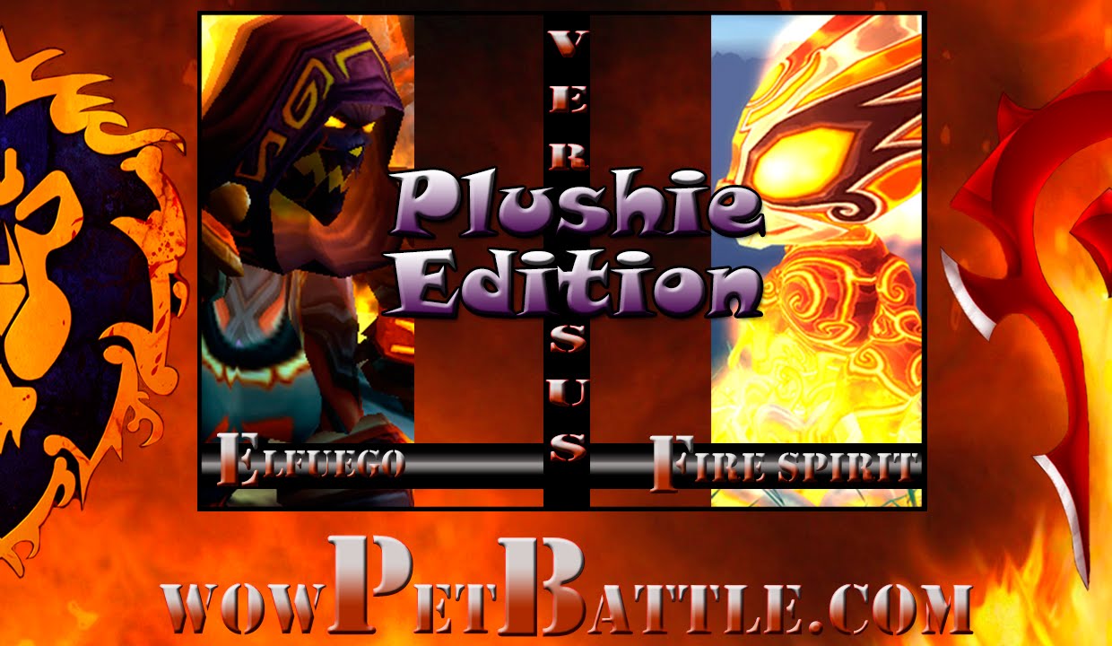 Plushie- An Awfully Big Adventure - Burning Pandaren Fire Spirit WOD 6.0 WOW