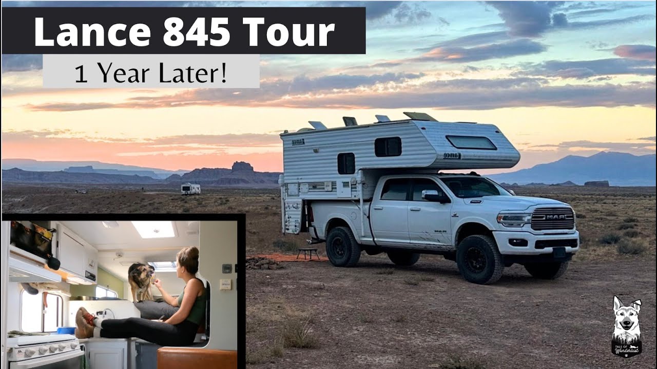 Lance 845 Truck Camper RV Tour | One Year Later | Solo Female Travel Rig