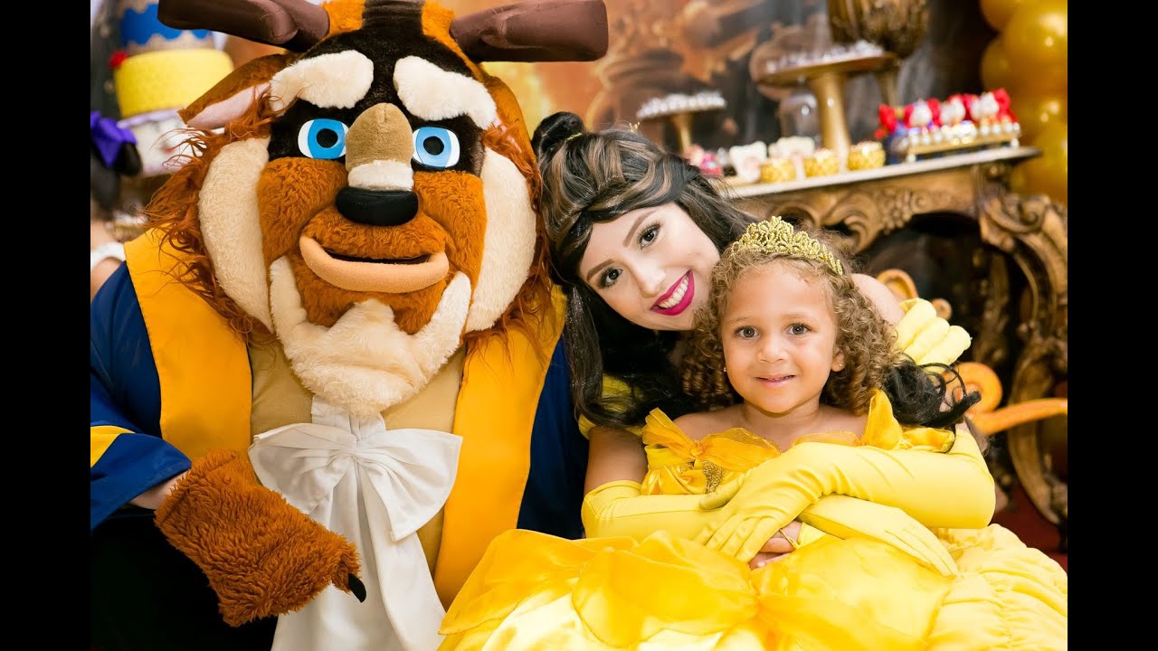 Mostrei tudo da Festa da Sophia de 3 anos! Tema Bela e a Fera #belaeafera #decoraçaofestaBelaeafera