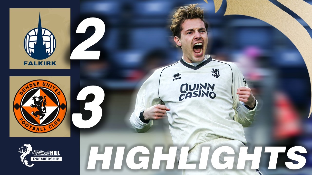 Falkirk 2-3 Dundee United | HIGHLIGHTS | William Hill Premiership