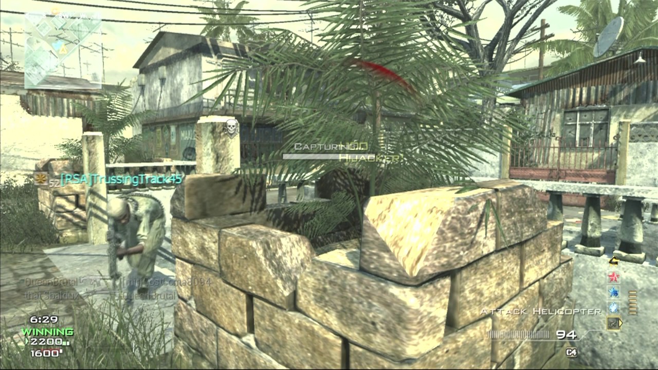 CoD MW3 52-2 Scar-L MOAB Gameplay