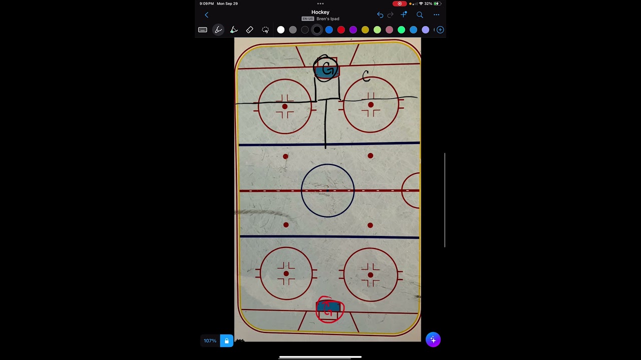 Basic Defensive Zone Positioning