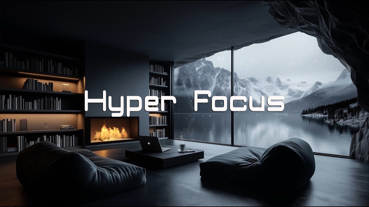 Deep Work Music | Dark Winter Workspace for Maximum Productivity (2 Hours Hyper Focus)