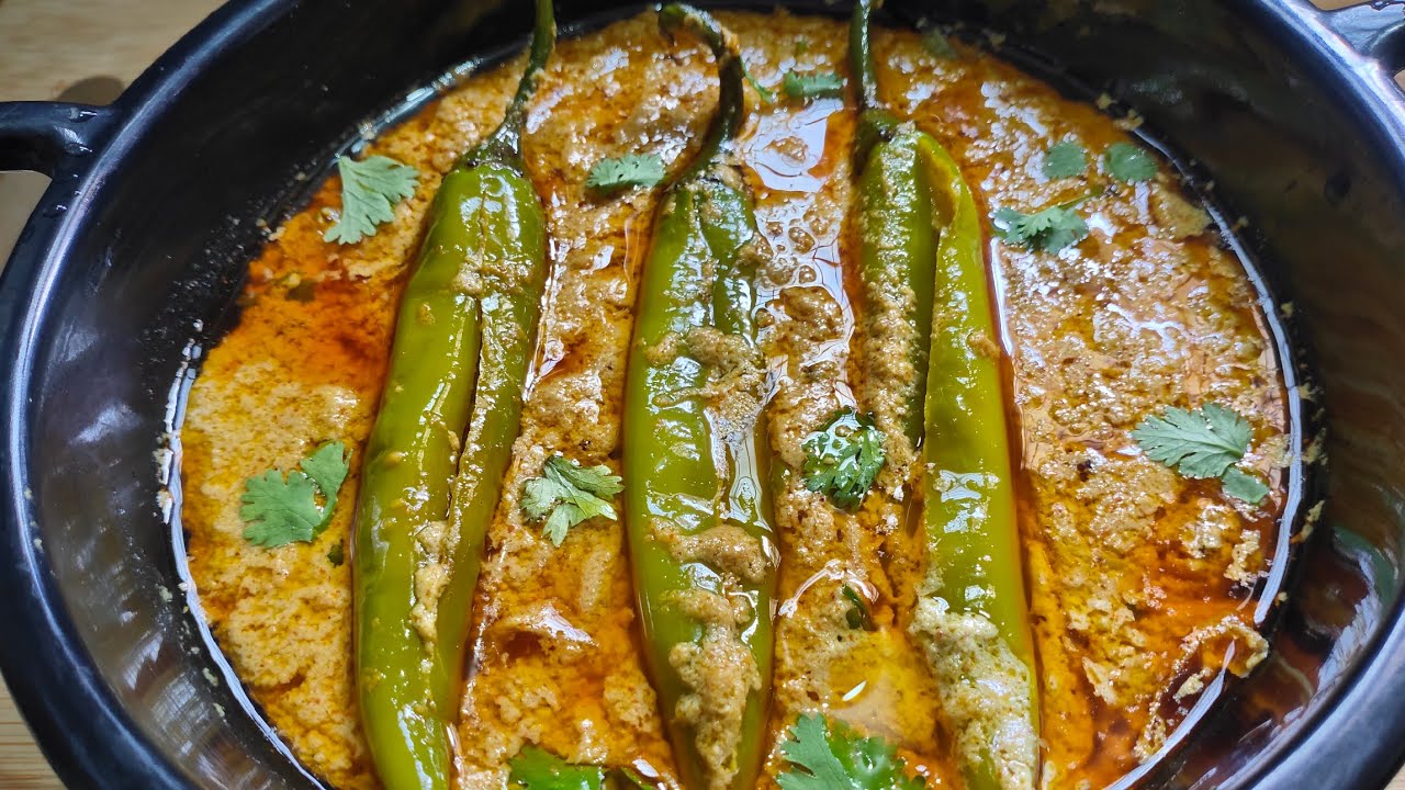 Mirchi ka salan in telugu //mirchi masala curry in telugu //mirchi masala curry preparation 😋😋👌👌👌