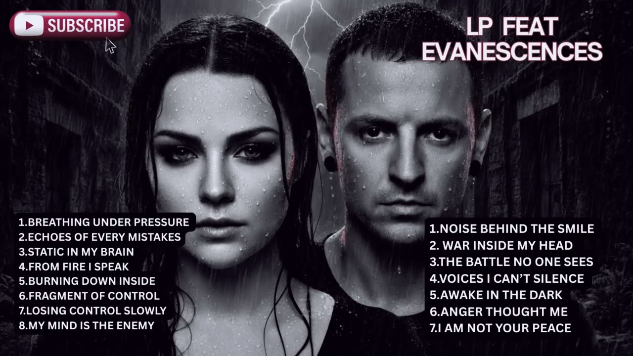 Rock Hit Songs| Linkin Park Feat Evanescence |BREATHING UNDER PRESSURE NEW