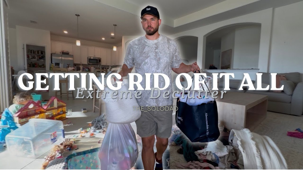 THROWING EVERYTHING AWAY IN MY HOUSE!! Extreme Declutter & Clean
