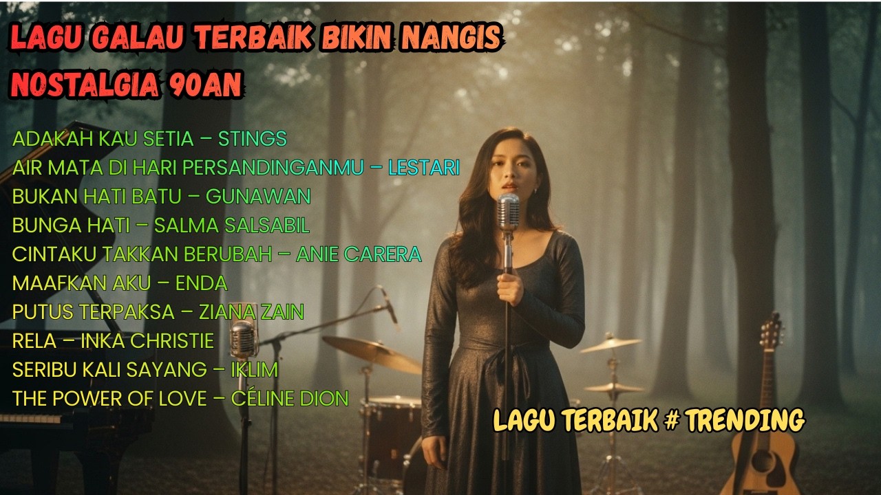 KOMPILASI LAGU GALAU LEGENDARIS 80s–2000an | Seribu Kali Sayang, Rela, Putus Terpaksa