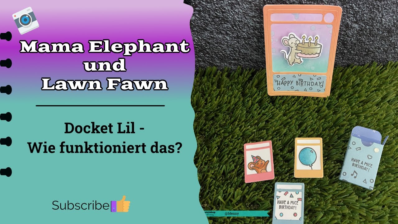 Docket Lil und ATC - Mama Elephant - Lawn Fawn