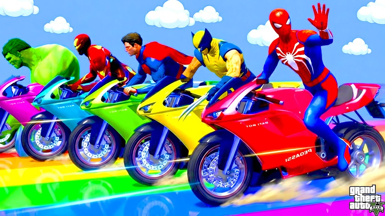 SPIDER-MAN Rescue ELSA from VENOM on Spiral Bridge | GTA 5 Funny