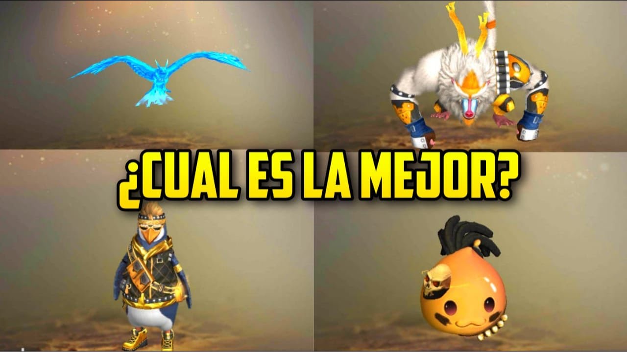 TOP 8 MEJORES MASCOTAS COMPETITIVAS DE FREE FIRE *EL #2 ES UN DIOS* | TREBOR T