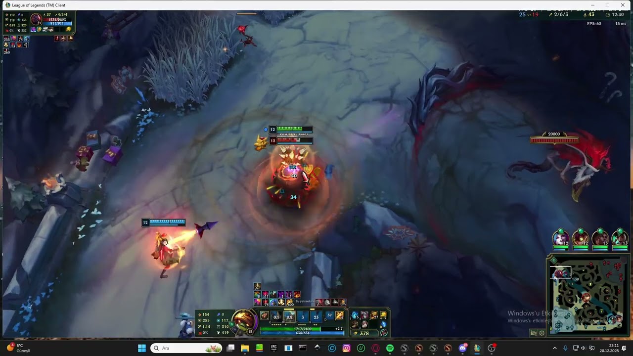 LEAGUE OF LEGENDS | RAMMUS | URF MODU | OYNADIK | İYİ SEYİRLER