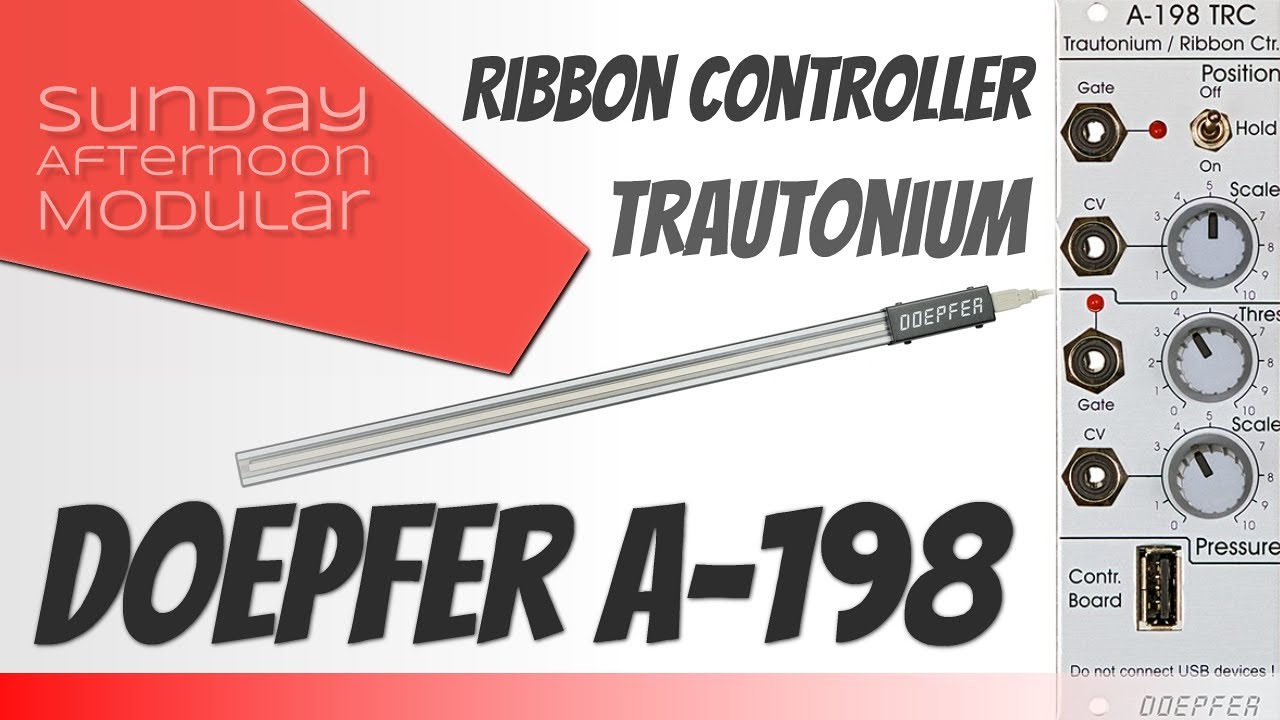 TRAUTONIUM & RIBBON CONTROLLER: DOEPFER A-198  [What the heck is a Trautonium?]
