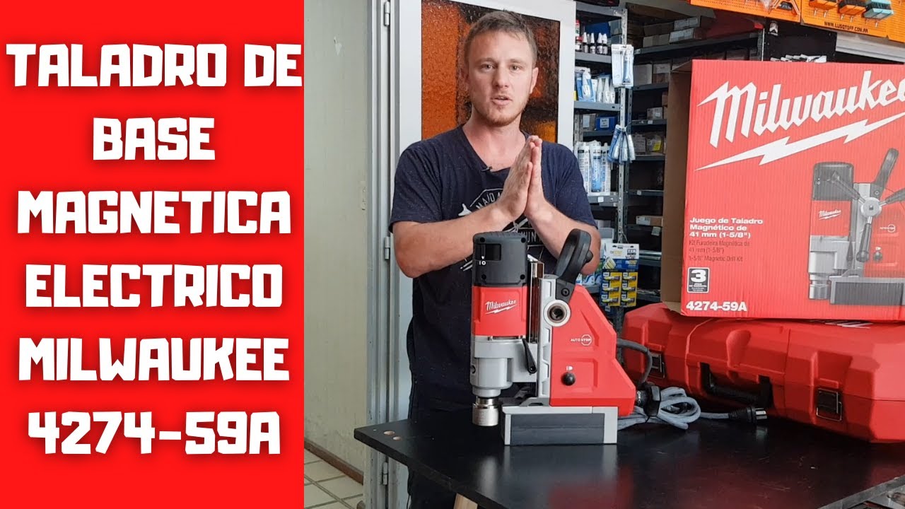 Taladro de Base Magnetica Milwaukee 4274-59A - Review / Unboxing