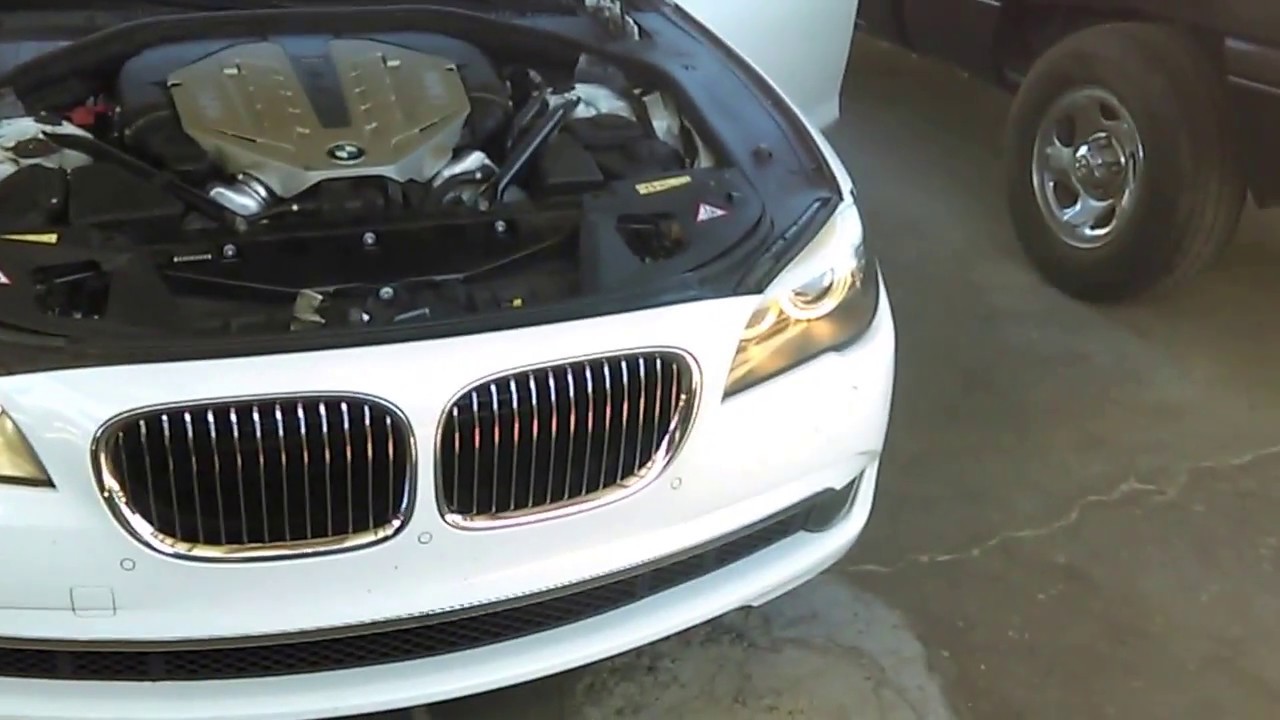 2009 - 2012 BMW 740i 740Li 750i 750Li 760i 760Li Замена ангельских огней Halo на светодиодные