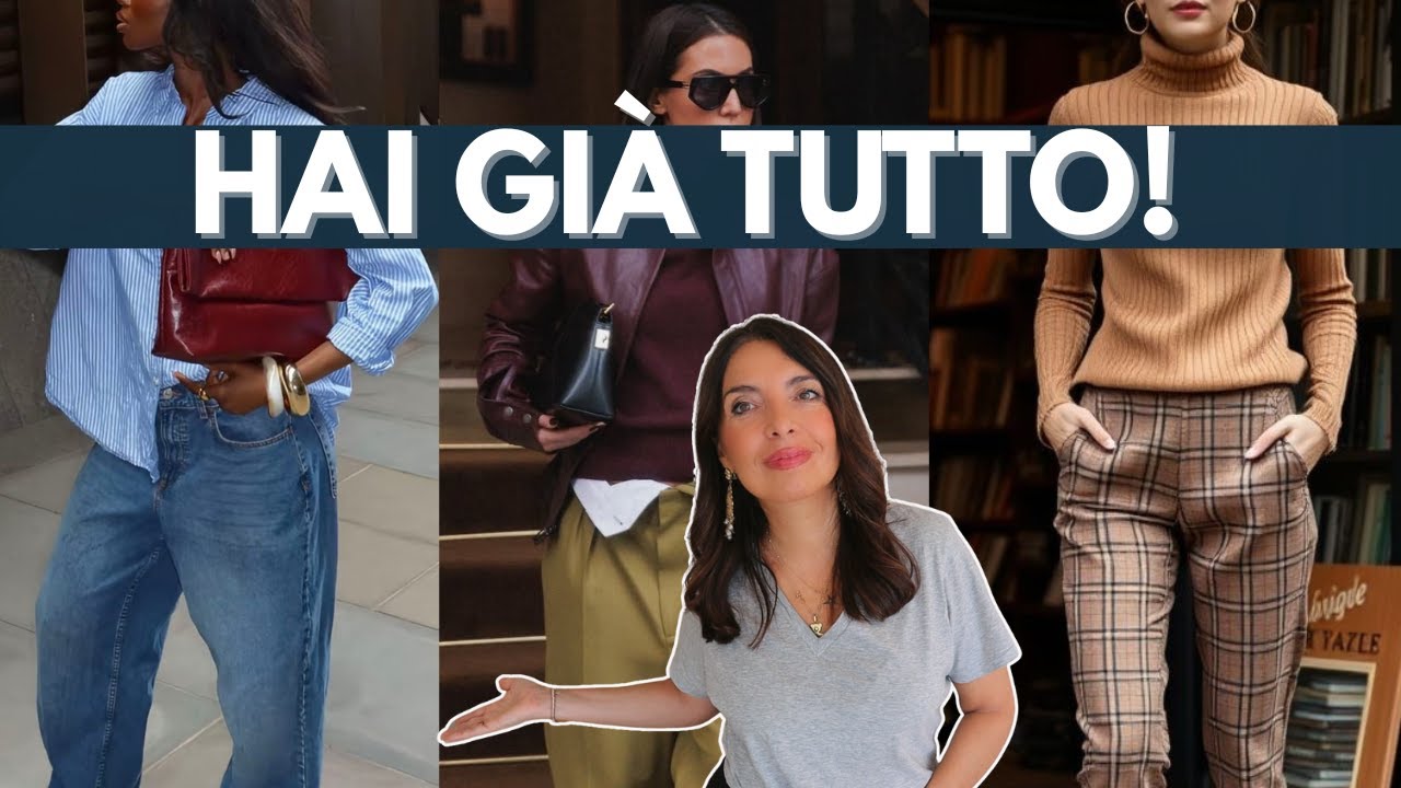 5 tendenze moda autunno 2025 CASUAL che HAI GIÀ nell'armadio