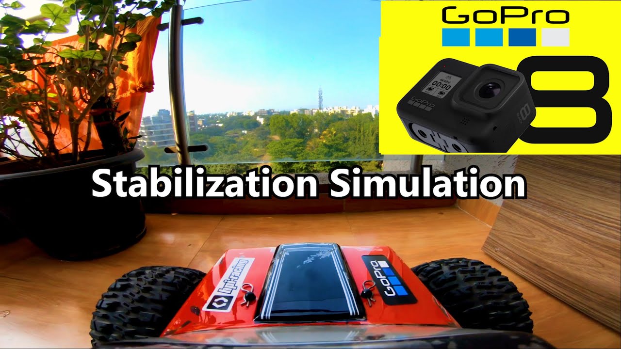 GoPro Hero 8 Rc Car Stabilisation Simulation Hypersmooth Boost High vs Gimbal Test