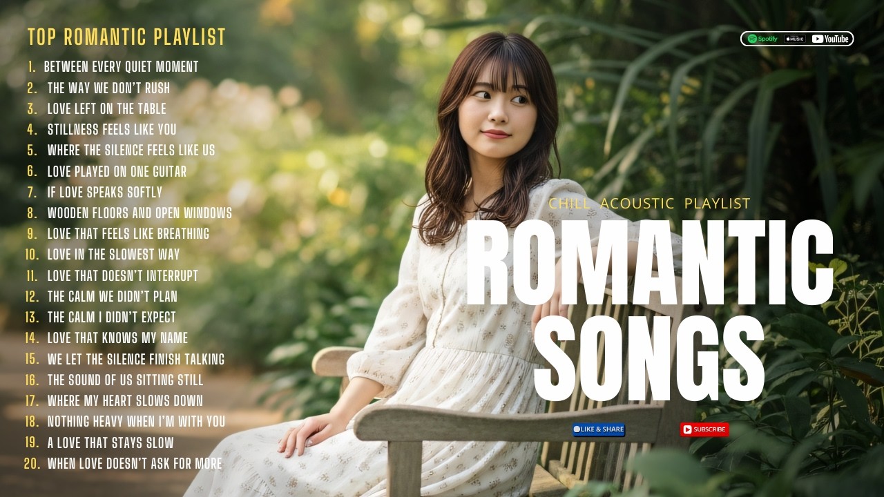 Romantic Songs | English Love Songs - Study Music For Concentration