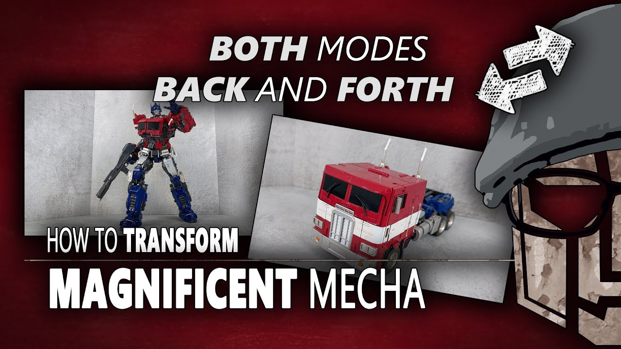 Magnificent Mecha MM-01 Transformation (3rd Party Transformers Masterpiece Optimus Prime)