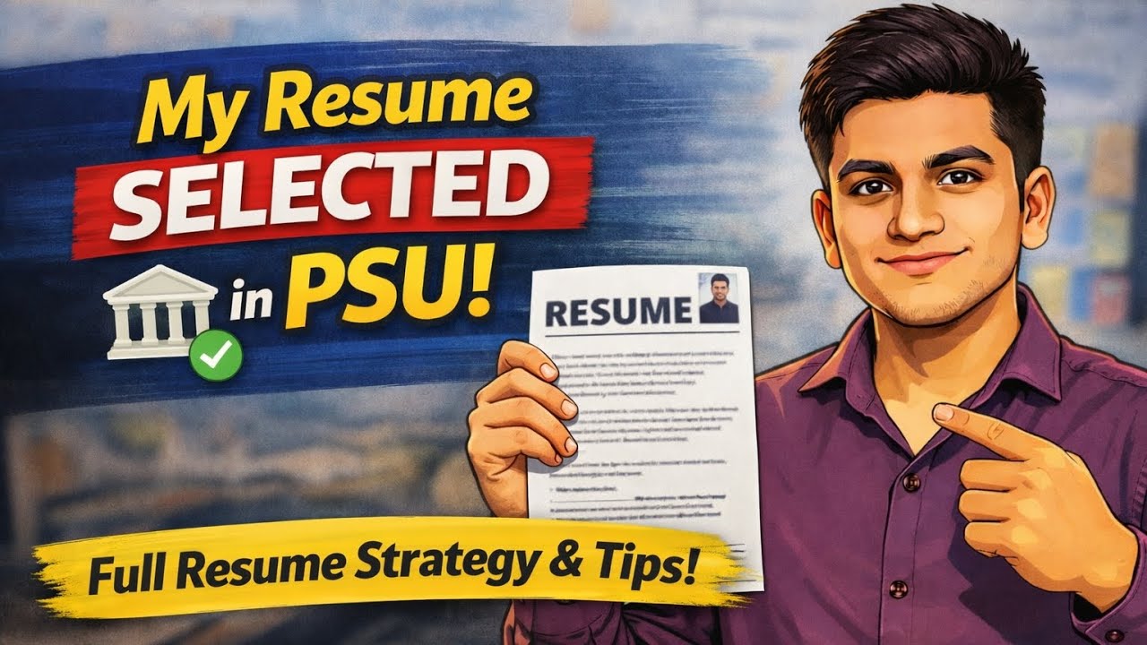 My Resume Selected In PSUs 