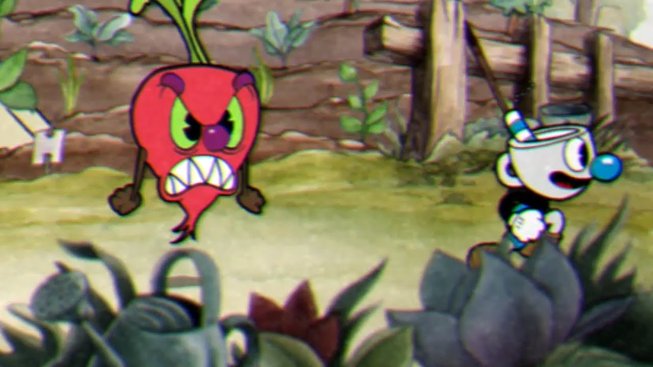 Cuphead | Secret Boss Fight - Radish (The Root Pack)