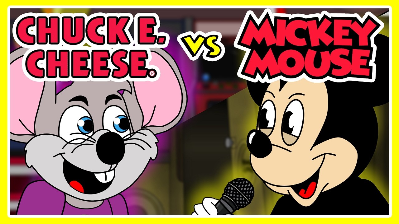 Mickey Mouse vs Chuck E. Cheese | Animated Song & Rap Battle